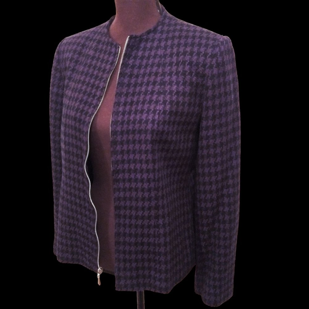 Vintage AGB Byer California Jacket, Plaid Jacket, Size 8 Jacket, Fall Fashion - Picture 5 of 8